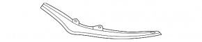 Front bumper molding, lower right, Lexus LX 22-26 F Sport