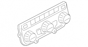 Climate control VW Tiguan 12-17 manual
