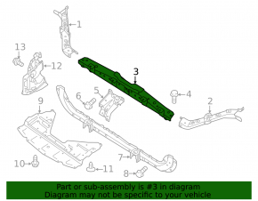 Upper TV bar for Nissan Rogue 14-20