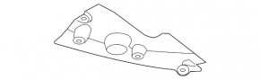 Left TV cover for Nissan Murano 2003-2007