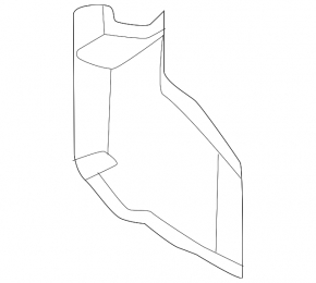 Rear right mudguard for Nissan Ariya 23-25