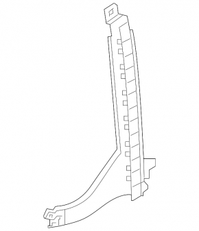 Rear right door glass guide for Audi Q3 83A 19-25