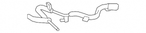 ABS Sensor Wire Rear Left Lexus RX350 RX450h 10-15 FWD