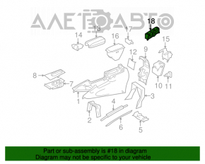 Mercedes X164 GL rear climate control