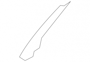 Door trim inner rear right Ford Explorer 11-15