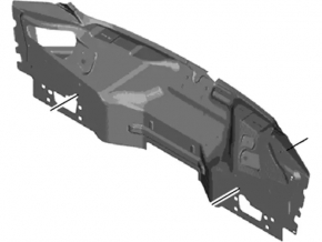 Rear panel Lincoln MKZ 13-20