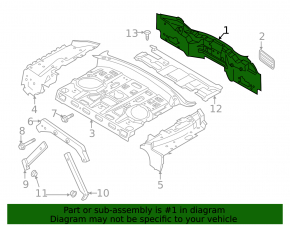 Rear panel Lincoln MKZ 13-20