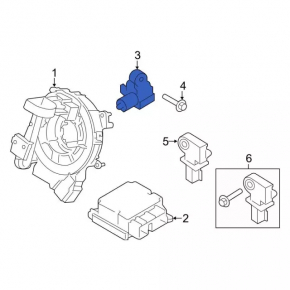 Airbag Sensor Rear Left Ford Transit Connect MK2 13-25