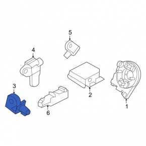 Airbag Sensor Rear Left Ford Transit Connect MK2 13-25