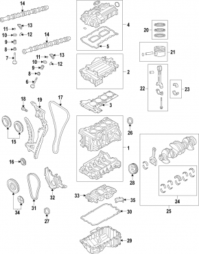 Camshaft Gear Exhaust BMW X1 F48 16-17 B46