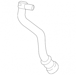 Cooling system hose BMW X1 F48 16-19 B46, two parts