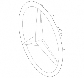 Mercedes A-class V177 19-22 radiator grille emblem base