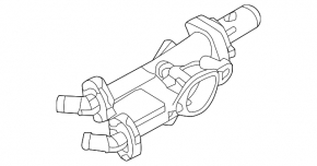 Thermostat housing Kia Optima 16-