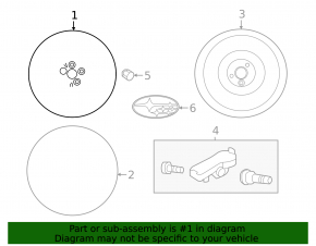 Wheel disk R17 Subaru XV Crosstrek 13-17
