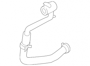 Turbocharger cooling pipe Hyundai Santa FE Sport 15-18 2.0
