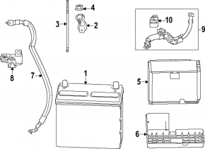 Battery housing Honda Accord 23-