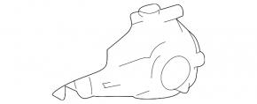 Rear differential gearbox Toyota Sienna 11-20 3.5