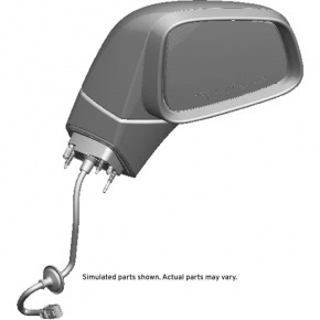 Right side mirror assembly Buick Encore 20-22 heated