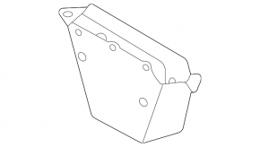 Rear underbody strut bracket BMW X5 G05 19-23