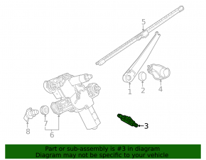 Rear camera washer nozzle Volkswagen ID.4 21-26