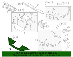 Nissan Leaf 18- Charging Port Trim
