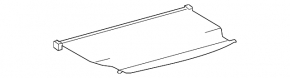 Trunk curtain Toyota Prius 30 10-15 gray