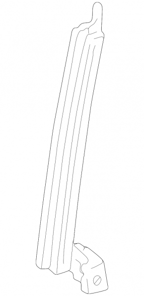 Front right door glass guide for Lexus RX300 98-03