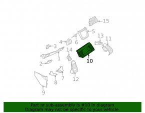 Nissan Murano z50 2003-2005 display frame