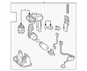Fuel pump for Lexus UX250h UX300h 19-26