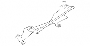 Wiper trapezoid with motor Mitsubishi Outlander Sport ASX 10-23