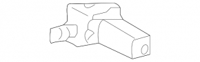 Hyundai Ioniq 17-19 front driver's seat cushion adjustment motor