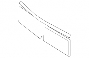 Lower radiator mounting frame for Mercedes X247 GLB 20-26 M260