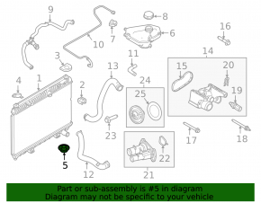 Radiator support bracket right Ford Ecosport 18-22
