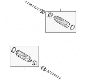 Steering rod left Ford Flex 10-15 CTR