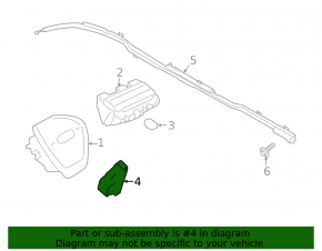 Airbag seat right Ford Transit Connect MK2 13-