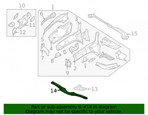 Lincoln MKC 15-19 Front Subframe Strut
