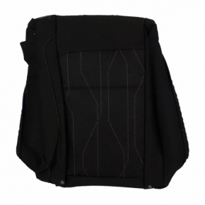 Right rear seat backrest for Ford Ecosport 18-22, black cloth, heated