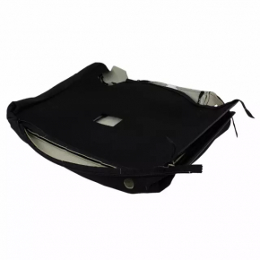 Right rear seat backrest for Ford Ecosport 18-22, black cloth, heated