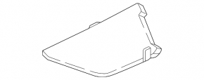 Left trunk pocket trim for Mazda CX-9 16-23