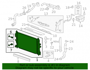 Chevrolet Cruze 2014-15 2.0D Water Cooling Radiator