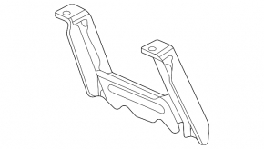 Honda CRV 20-22 hybrid front resonator bracket