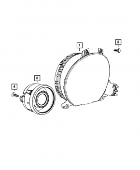 Instrument cluster Fiat 500 12-12 MKPP 104k