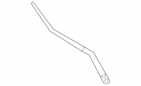 Right wiper arm for Infiniti G25 G35 G37 4d 06-15