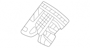 Front bumper bracket left Volvo XC90 25-26