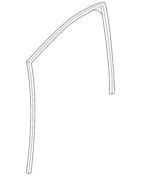 Glass seal front left Chevrolet Bolt 17-