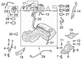Fuel Pump Control Unit Porsche Macan 15-
