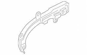 Left turn signal mirror for Audi A8 13-18