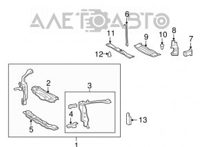 Lower TV trim panel for Lexus LS460 07-12