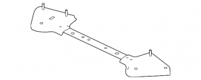 Front subframe strut rear Nissan Altima 19-24