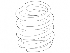 Front left spring Kia Sorento 10-15 2.4